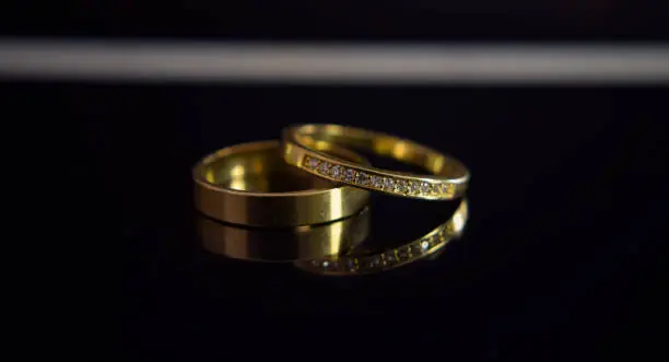 Anel de herança com diamante